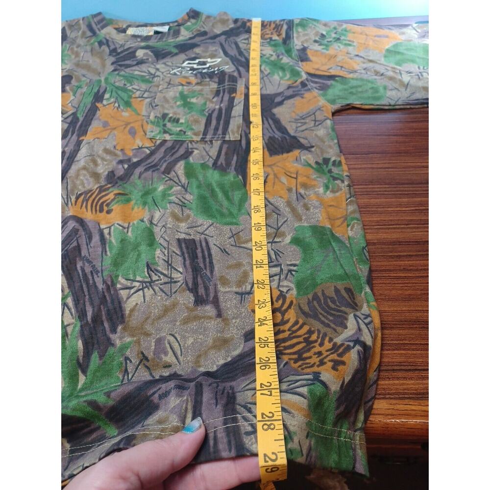 Boggy Creek Apparel Chevrolet Camo T-shirt Size Medium Racing Hunting Leaves - Picture 4 of 7